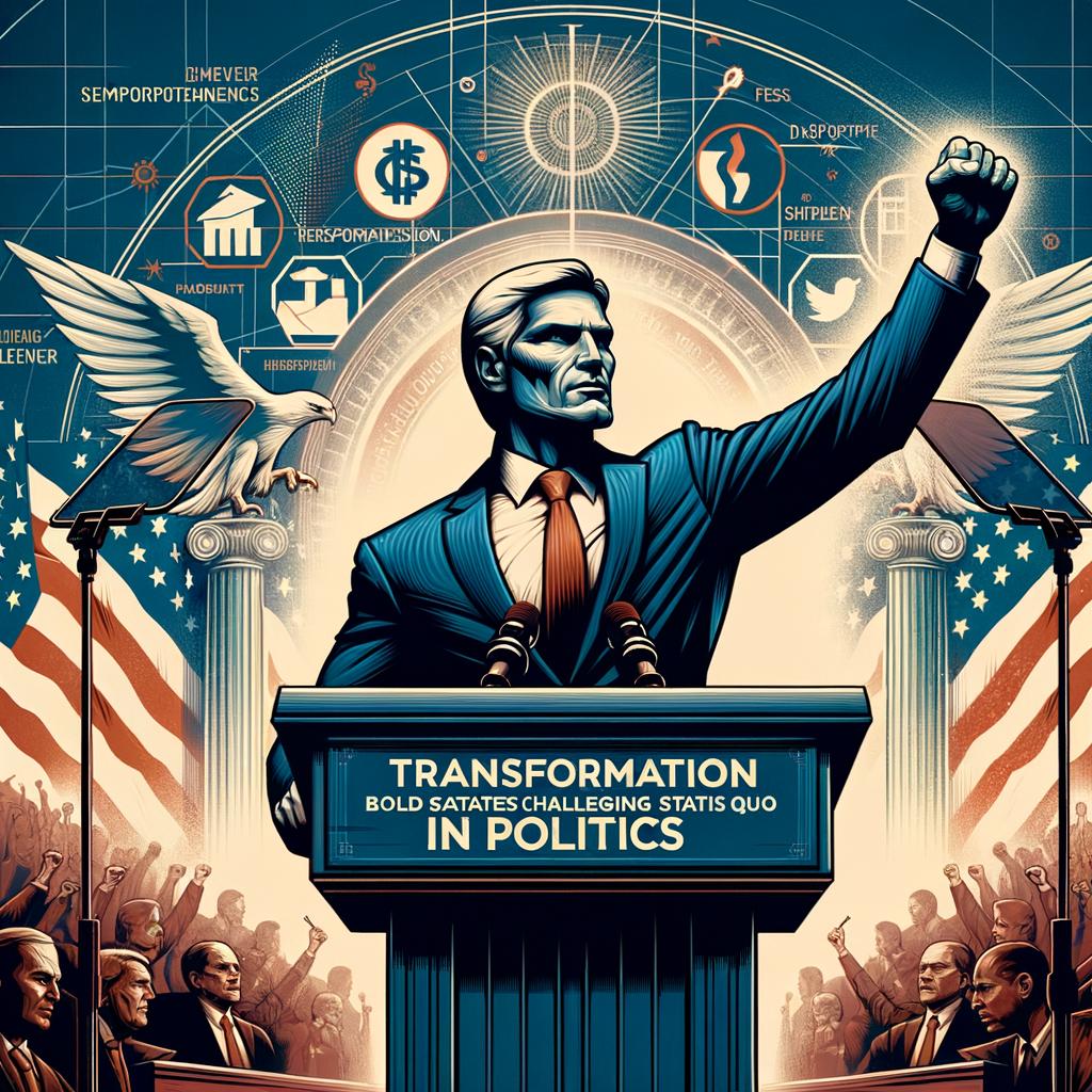 Trump's ‍Bold Statements Challenge Status Quo⁣ in Politics
